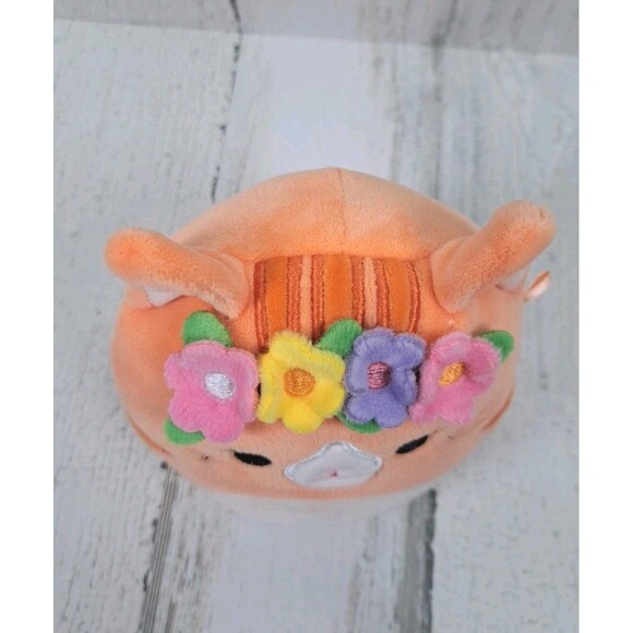 Squishmallows Gigi Tabby Cat Flower Crown 5" Easter Limited Edition Plush Kitty - Picture 7 of 9